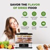 Rosewill Compact Food Dehydrator, 5 Stackable Trays with Adjustable 48H