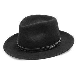 Stetson TWCRUR-2124, Color: Black, Size: M (TWCRUR-212407M0)