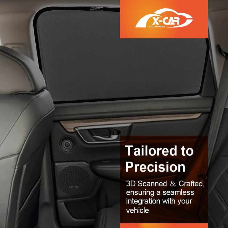 X-CAR Window Sun Shade Compatible with Honda CRV CR-V 5