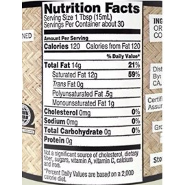 Trader Joe's 3 Jars Trader Joe's Organic Virgin Coconut Oil 16 FL OZ Each Jar