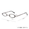 [Henghao] 老眼鏡 ブルーライトカット レトロ メタルフレーム 軽量老眼鏡 おしゃれリーディンググラス シニアグラス H6018 (ブラック,