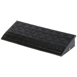Vestil RCR-23 Heavy Duty Rectangular Rubber Ramp , 9.6875" Length, 23.625" Width, 3.625" Height,Black