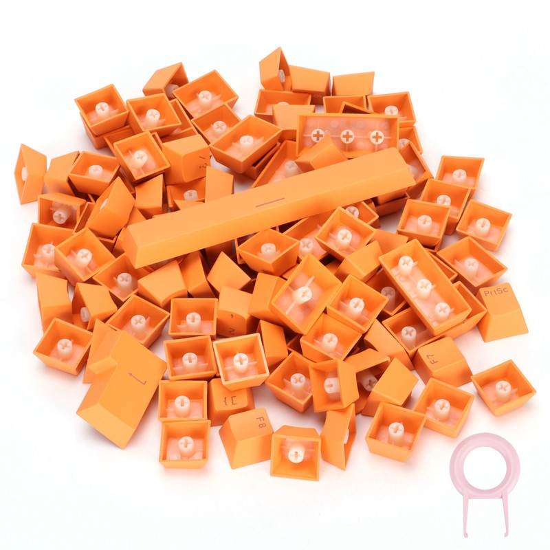 PBT Keycaps Ergonomic Design Oil Resistant Colorful 108 Key Video