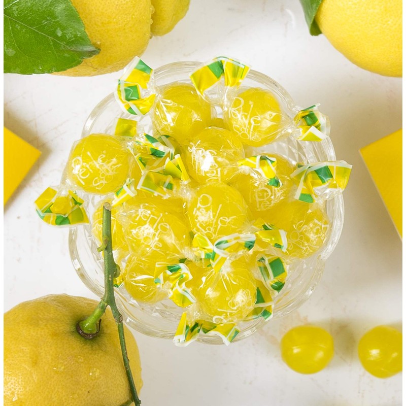 Lemon Flavored Hard Candies 1000 Gr. - Perle di Sole