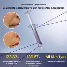 Differ & Deeper B-Volume Daily Essence Starter Pack – Plumping & Smoothing Formula | Wrinkle & Elasticity Care | Volufiline, Peptide & Collagen Ampoule for Easy Topical Application (2.5ml*2)