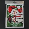 Caroline's Treasures Friends Snowman and Santa Claus Greeting Cards Pack