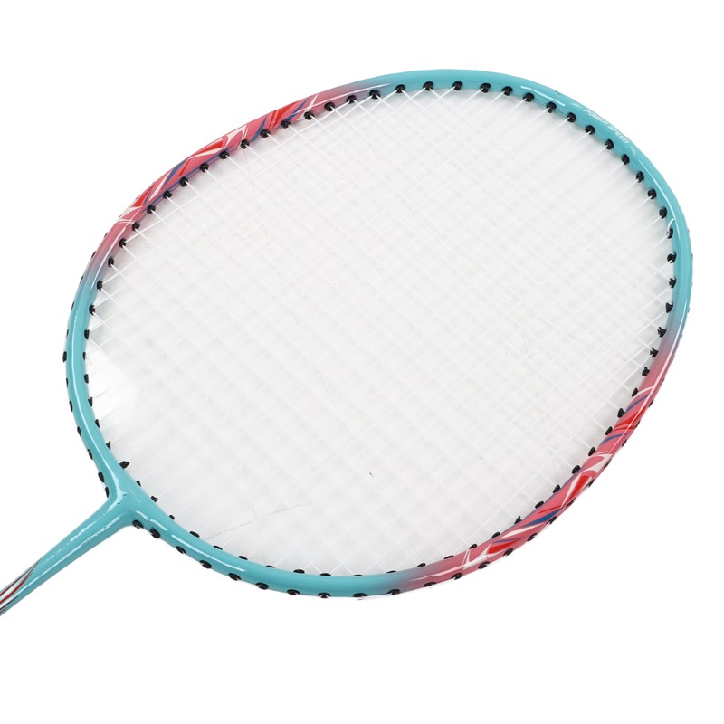 Badminton Racket Lightweight Portable Iron Alloy Frame Double Badminton Racquets