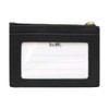 Coach F88250 Accessory Pass Case, Key Ring, Outlet, Black