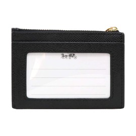 Coach F88250 Accessory Pass Case, Key Ring, Outlet, Black