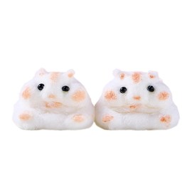 Hamster Squishy Squeeze Toy, Kawaii Stress Relief Fidget Sensory, Soft Silicone Squeeze Gifts for Kids Adults Party Favors (Set)