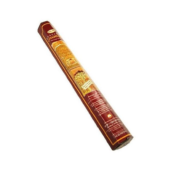 HEM Chandan Incense Stick, Hexa Pack (Hexagon), Set of 12 Boxes