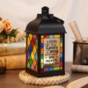 Sisters Gifts from Sister,Stained Glass Style Lantern for Sister Gifts