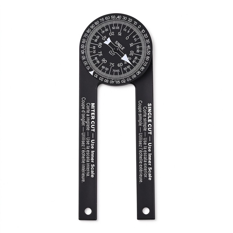Miter Saw Protractor for Woodworking – High Precision Angle Finder