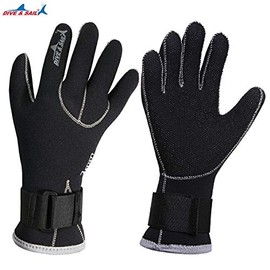 Marine Robe Dive&Sail 3mm Neoprene Diving Gloves Color/Black S/M/L/XL Black, L