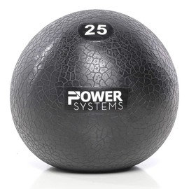 Power Systems MEGA Slam Ball Prime, 25 Pounds (25523),Black