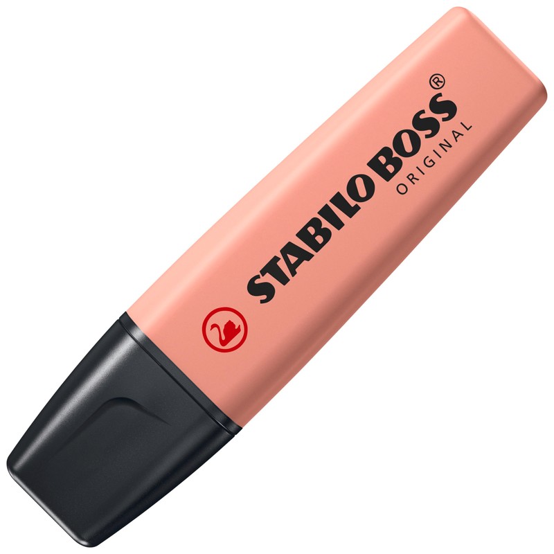 Highlighter - STABILO BOSS ORIGINAL NatureCOLORS - Pack of 4