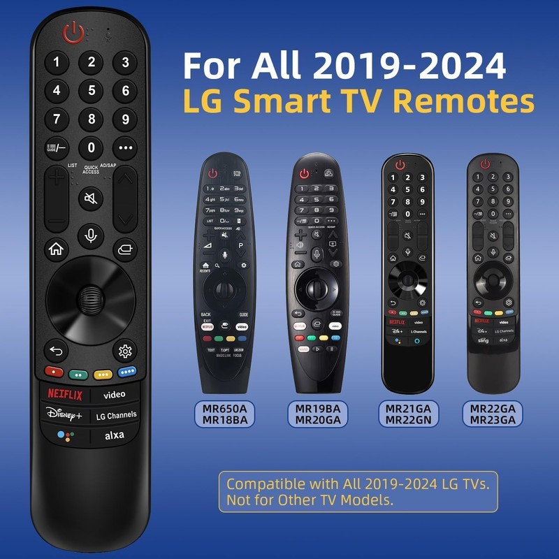 Replacement for LG TV Remote, for All 2019-2024 LG Remote