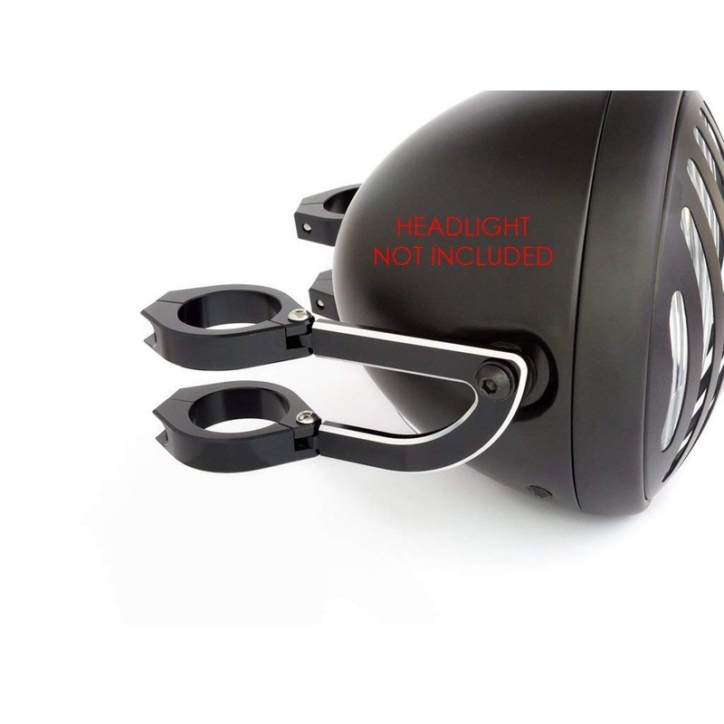 Custom Chopper Motorcycle Headlight Headlamp Brackets with 40-41mm Diameter Fork