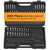 ENERTWIST 228 Pcs Screwdriver Bit Set, CR-V 1/4" Hex Shank