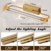 ZitoStory Gold Portrait Art Light Battery Operated Picture Light with