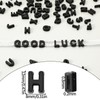 400Pcs Black Large Alphabet Letter Beads for Chunky Jewelry Crafts