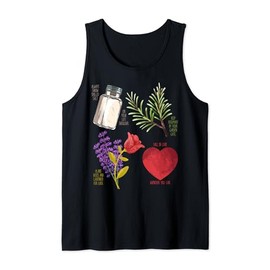 Practical Magic Salt Rosemary Lavender Love Witch Pagan Tank Top