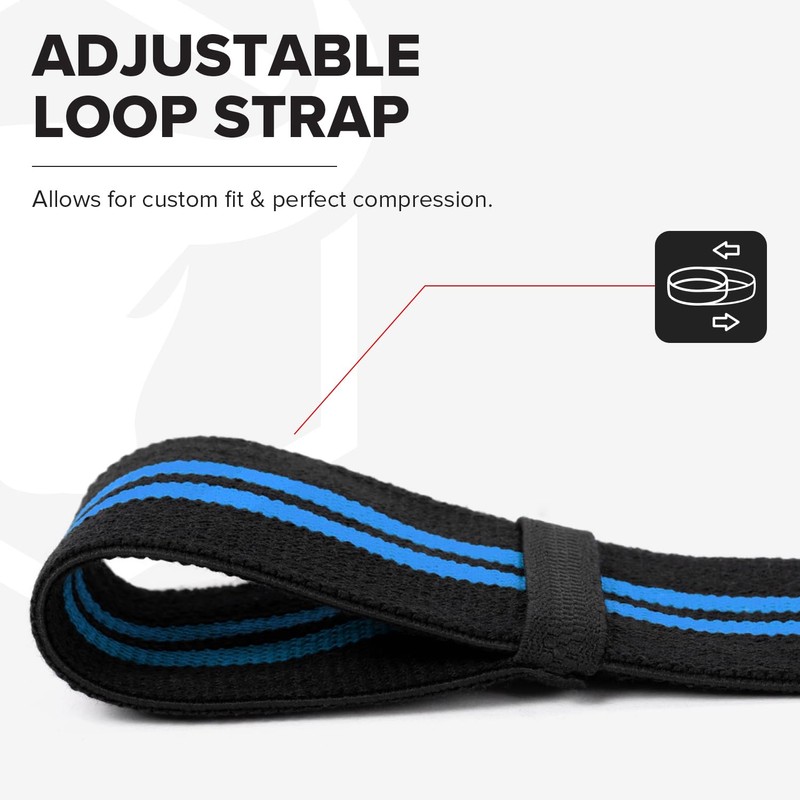 Elbow Wraps for Weightlifting (1 Pair) - 50" Elastic Elbow