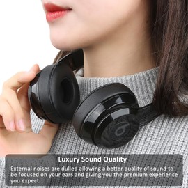 Lambskin Earpads Cushions for Beats Solo3/Solo2 A1796/B0534 Headphones with Noise-Cancellation Memory Foam (Black)