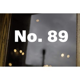 Black - Custom HOA Mailbox Numbers - 1" Tall - Name Home House Office Address- Die Cut Decal - SSF - Die Cut Decal