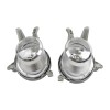 Cahuczlhoz Pair Fog Lamp W/Bezel Kit LH+RH For 2013-2016 Hyundai
