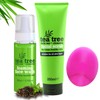 Tea Tree Foaming Face Wash and Facial Scrub with Cleansing