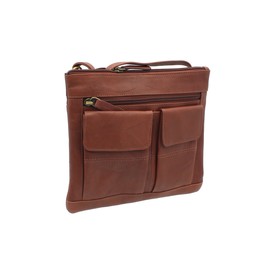 Visconti Leather Handbag Style 18608A - Brown