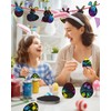 Easter Scratch Art Egg Decorations Papers 48 Pcs - Easter