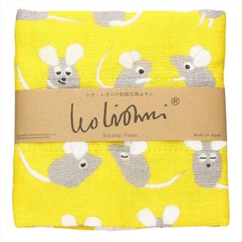 Aito 278603 Leo Lionni Mosquito Net Fabric Dish Towel, Approx. 11.8 inches (30 cm), Frederick Yellow, Made in Japan