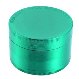 LIHAO 2" Grinder 4 Piezas Grinder Metálico con Rascador Polen para Hierbas y Especias (5cm, Verde)