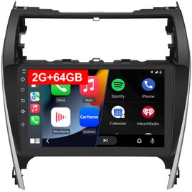 Android 13 Car Radio Compatible for Toyota Camry 2012 2013 2014, 10 Inch Touch Screen with GPS/FM/WiFi/USB/SWC/Wireless CarPlay Android Auto [2GB+64GB]