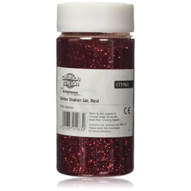 Creation Station 250 g Glitter Shaker Jar, Red