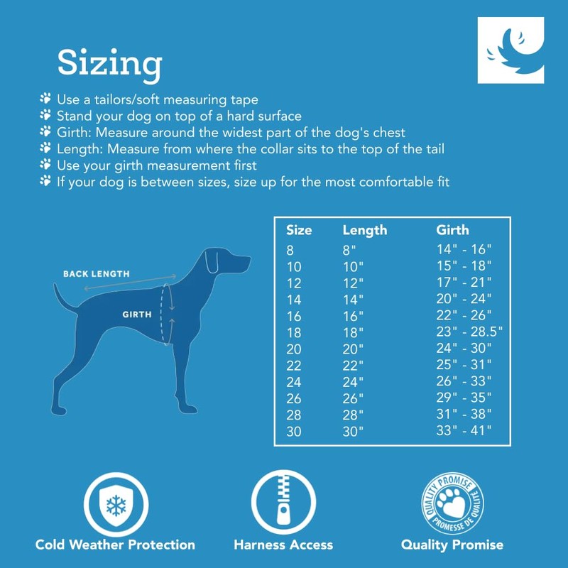 RC Pets Double-Layered, Adjustable Tundra Fleece | 12 Inches, Marigold