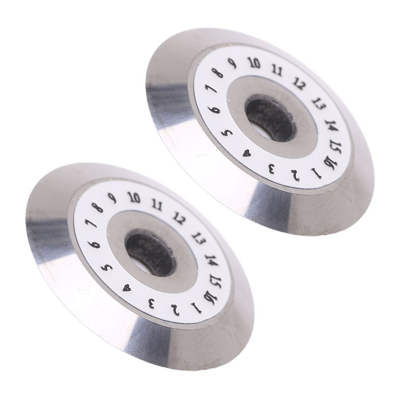 2Pcs Fiber Cleaver Blade Tungsten Carbide 20mm 16 Sides Cutting