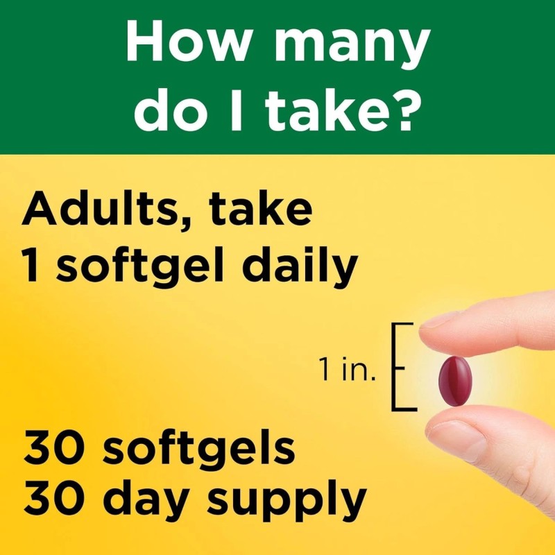 Nature Made Vitamin D3 K2 Softgels 5000 Iu 125 Mcg