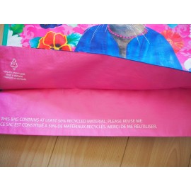 TJ Maxx Kitty Cat's & Fox Variety Durable Reusable Grocery Shopping Gift Tote Bag NEW - Sophisticated Cat