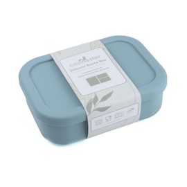 cozinester Silicone Bento Box, 100% Food-Grade Eco-Friendly And Leak Proof, 3 Compartments, Bento Lunch Box for Kids and Adults