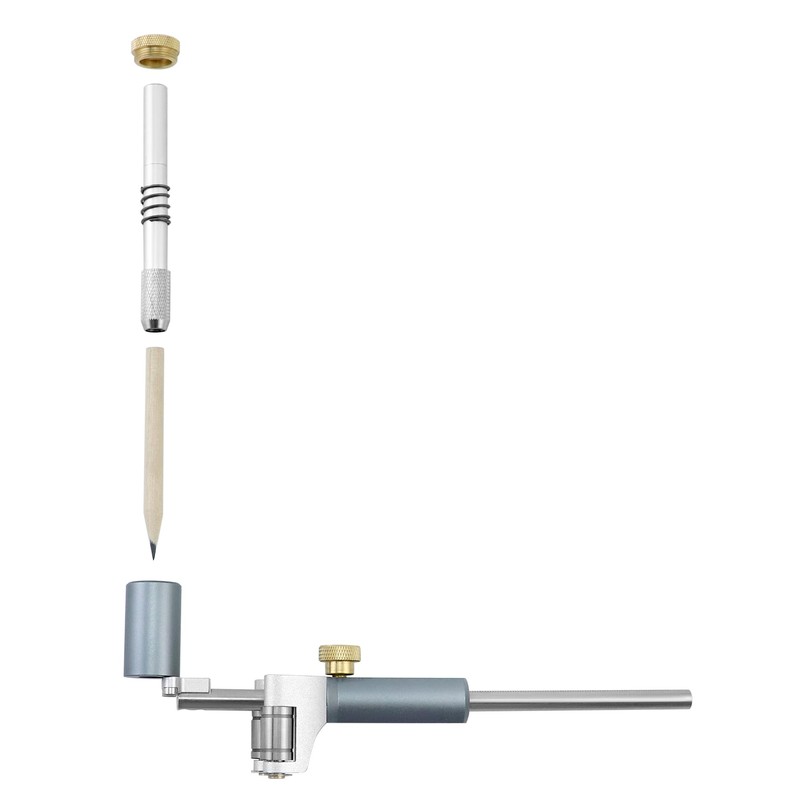 QWORK® Multifunctional Marking Gauge Woodworking Scribing Tool to Draw Arcs