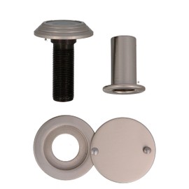 Amig - Door Viewer | Super Angle Lens | For Entrance Doors Indoor and Outdoor | Matt Chrome-Plated Colour | Steel | Dimensions: Diameter 14 mm | Door Thickness 35-55 mm | Fire Rated Doors