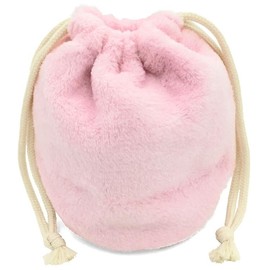 Marimo Craft CHIIKAWA Face Drawstring Bear Pochette CKW-040 W 6.3 x H 6.3 x D 0.4 inches (16 x 16 x 1 cm)