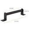 Smandy Black High Performance Barn Door Handle Pull Set Carbon