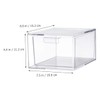 BUGUUYO Drawer Storage Bin Plastic Organizer Storage Box for Desk