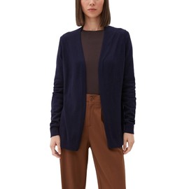 s.Oliver Women's Long Sleeve Fine Knit Cotton Mix Cardigan Without Closure, 5959 Blue, 38