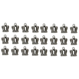 Operitacx 100 Stk bastelzeug craft fittinge garnische Basteln aei accesories verkleidung armkettchen klappcreolen armreifen DIY Anhänger Charms Anhänger aus Legierung dreidimensional Schmuck