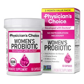 Probiticos Mujer Physicians Choice Sin Sabor 60 Cpsulas - de, y,